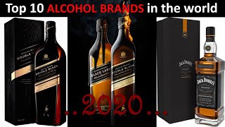 Top 10 ALCOHOL Brands in the world [upl. by Willmert118]