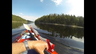 Sea Kayaking Sweden  Beautiful Dalslandskanal  Day 19 [upl. by Lancey888]