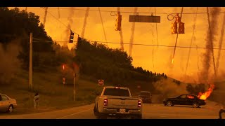 Greenland Comet shower Scene  HD clip [upl. by Cathey275]