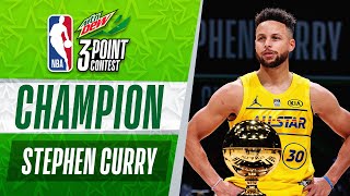 Stephen Curry WINS The MtnDew3PT Contest​  2021 NBAAllStar [upl. by Nibla]