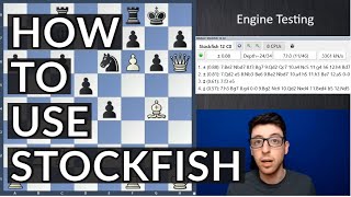 How to Work With Stockfish  Kostyas Blueprint [upl. by Eissehc]