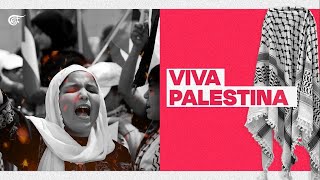 Video Lyrics  Libre Palestina Palestina Libre [upl. by Dugald]