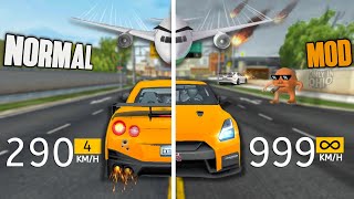 Extreme Car Driving Simulator  NORMAL VS NEW MOD  GTR 🤯 [upl. by Missie488]