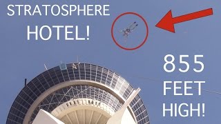 Stratosphere Sky Jump Full HD Experience Las Vegas [upl. by Tahpos773]