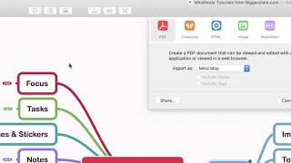 MindNode Tutorial  Exporting [upl. by Hollington]