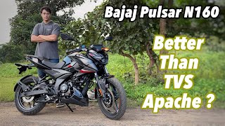 Bajaj Pulsar N160 Review  Better Than TVS Apache 160 4v [upl. by Ed]