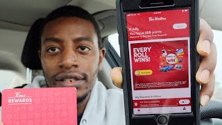 How To Redeem Tims Rewards Points on Tim Horton’s Mobile App 2022 [upl. by Felic919]