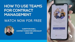 How to Use Teams for Contract Management [upl. by Levin861]