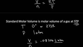 Standard Molar Volume [upl. by Issor593]