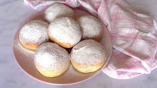 BOMBOLONI ALLA CREMA AL FORNO 💗 [upl. by Esorylime]