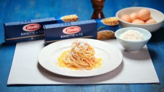 BARILLA SG  Bavette Carbonara [upl. by Betthezel237]