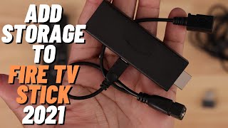 How To Add Storage to Amazon Fire TV Stick 2021 Tutorial  Mchanga [upl. by Fowler148]