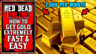 How to Get GOLD FAST in Red Dead Online The BEST and Only Ways To Earn Gold Fast amp Easy RDR2 [upl. by Shevlo]