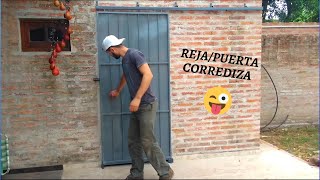 DIY INSTALACIÓN DE REJA CORREDIZA quotSliding Doorquot METALWOOD [upl. by Holt]