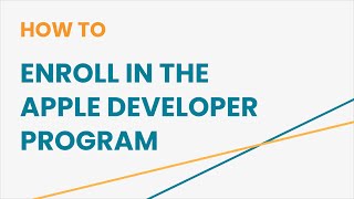 How to Enroll in the Apple Developer Program [upl. by Boigie]