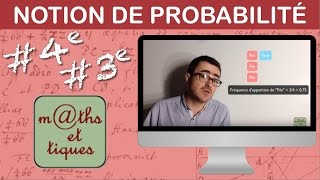 Comprendre la notion de probabilité  Quatrième [upl. by Pironi]