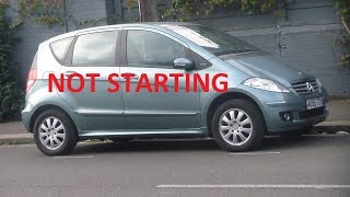 HOW TO DIAGNOSE MERCEDES A B CLASS STARTER FAULT [upl. by Milford782]