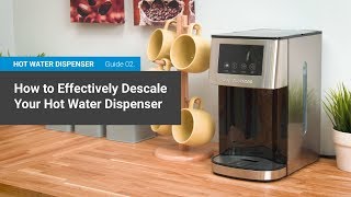 How to Descale Your Hot Water Dispenser  Andrew James [upl. by Aihsak]