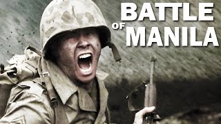 Battle of Manila  1945  Liberation of the Philippines by the US Army  Documentary [upl. by Ruckman885]