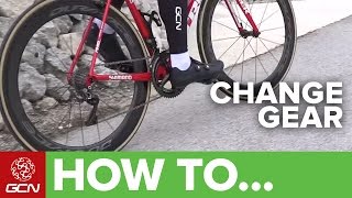 How To Change Gear On Your Bike  Road Bike Shifting Made Easy [upl. by Jemima606]