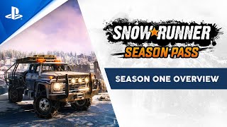 SnowRunner  Season One Overview Trailer  PS4 [upl. by Peppie]