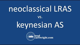 The Neoclassical LRAS vs Keynesian Aggregate Supply  IB Macroeconomics  IB Economics Exam Review [upl. by Anilak435]