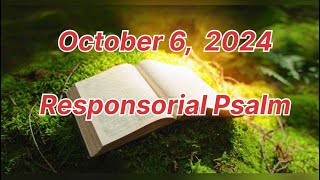 October 6 2024  Responsorial Psalm Response [upl. by Tsirc]