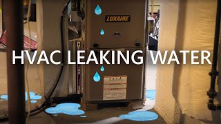 Why Is My HVAC Unit Leaking Water  The Green Acre [upl. by Creamer]