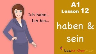 Learn German for beginners A1  Verb Conjugation Part 1  Lesson 12 [upl. by Stanleigh917]