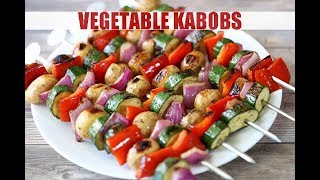 Grilled Vegetable Kabobs [upl. by Alleon851]