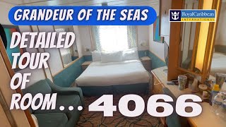 Grandeur of the Seas  ROOM TOUR Ocean View 4066 cruise cruiselife royalcaribbean [upl. by Liagibba412]