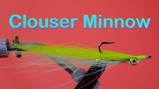 Beginners Fly Tying Series  Easy Bass Series the Clouser Minnow [upl. by Nanny]