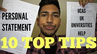 How to Write a PERSONAL STATEMENT for Top UK UNIVERSITIES [upl. by Ahtaga]