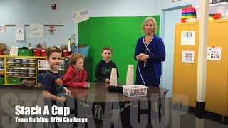 Team Building STEM Challenge Stack Cups [upl. by Abbotsun702]