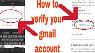 How to verify gmail account from mobile phone  Verifying gmail ID in mobile [upl. by Pool]