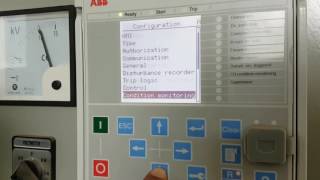 ABB REF615 relay configurationCT ratio [upl. by Yrolam]