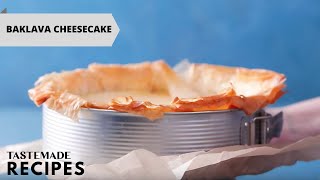 How to Make Baklava Cheesecake From Scratch  Tastemade [upl. by Marius]