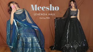 Designer MEESHO LEHNGA haul  Honest review  Worst Experience  fraud  gimaashi [upl. by Fritzie238]