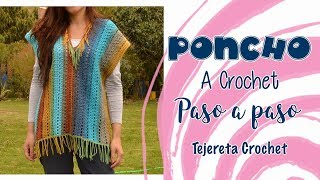 Poncho a Crochet paso a paso [upl. by Fontana]