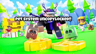 Pet Simulator X Pet System UNCOPYLOCKED [upl. by Yggep]