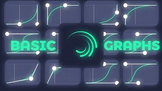 SMOOTH BASIC GRAPHS  Alight Motion Tutorial [upl. by Bilac263]