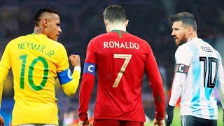 Neymar vs Cristiano Ronaldo vs Messi ● National Heros [upl. by Eecats]