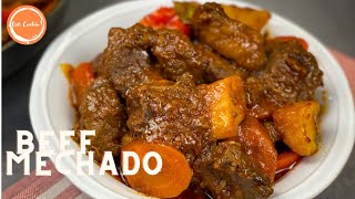 Beef Mechado Recipe  Beef Stew  Mechadong Baka  Easy to Follow Recipe [upl. by Ordisi160]