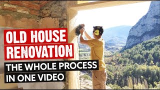 HOW I RENOVATED AN ANCIENT ABANDONED HOUSE  🛠️ Full DIY HowTo Process [upl. by Ttocs]