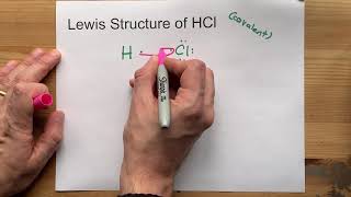 Draw the Lewis Structure of HCl hydrogen chloride [upl. by Aylsworth]