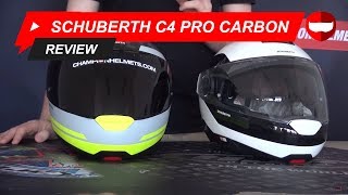 Schuberth C4 Pro Carbon Helmet Review  ChampionHelmetscom [upl. by Donadee]