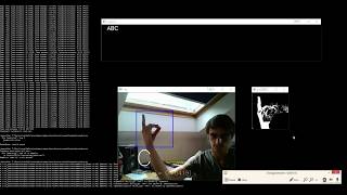 Sign Language Recognition alphabet Python OpenCV Tensorflow model InceptionV3 [upl. by Ecinahs228]