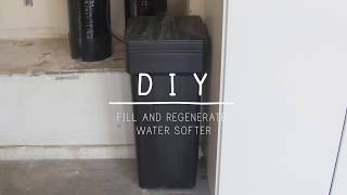 How To Fill And Regenerate Your Water Softener [upl. by Holmes]