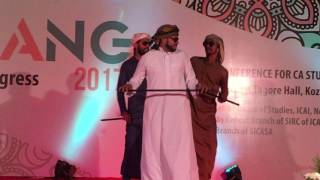 Arabic Dance By CA Students  Satsang 2K17 [upl. by Ayotyal291]