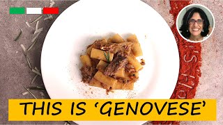 Pasta alla Genovese Recipe Explained Step by Step [upl. by Nalon]